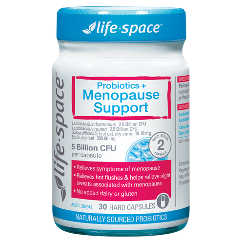 Life Space Probiotics + Menopause Support 30 Capsules