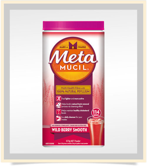 Metamucil Fibre Powder Wild Berry Smooth 673g