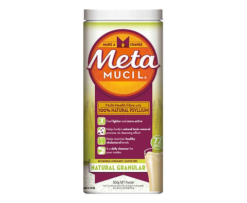 Metamucil Fibre Supplement Natural Granular 504g 72 Doses