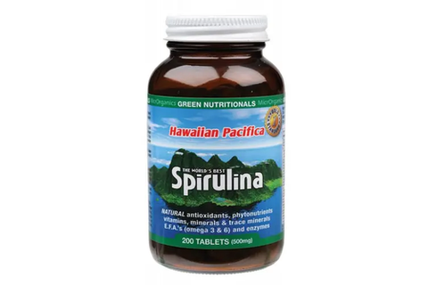 MicrOrganics Green Nutritionals Spirulina 200 Tablets