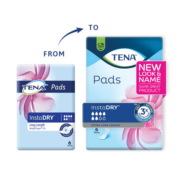 TENA PAD MAXI INSTADRY 6PK