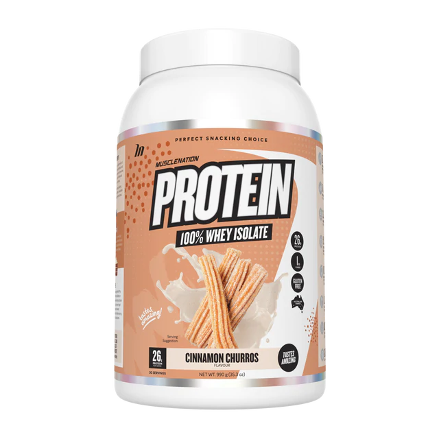 Muscle Nation Protein Isolate Cinnamon Churros 990g