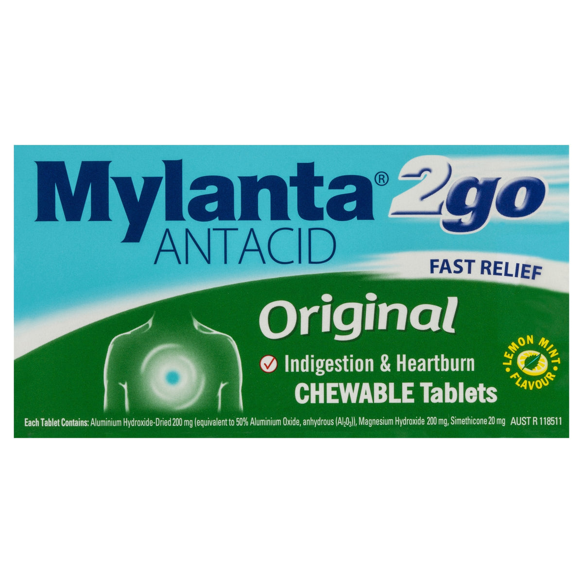 Mylanta2Go Original Chew Tablets 100