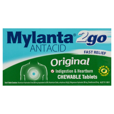 Mylanta2Go Original Chew Tablets 100