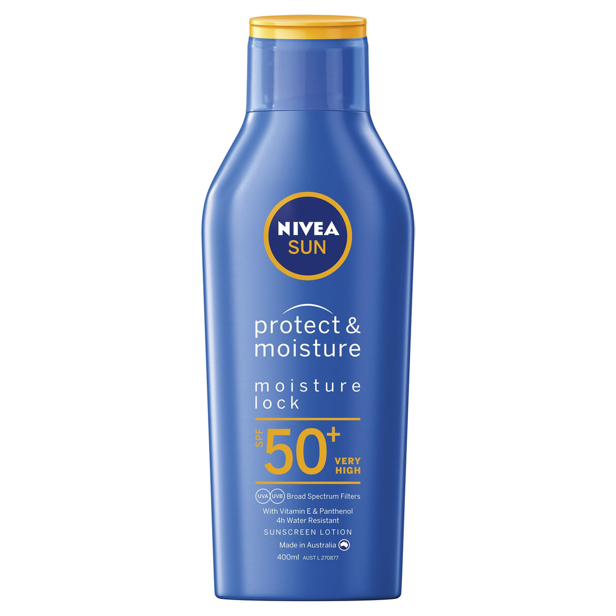 Nivea Protect & Moisture Moisturising Sunscreen Lotion SPF50+ 400M