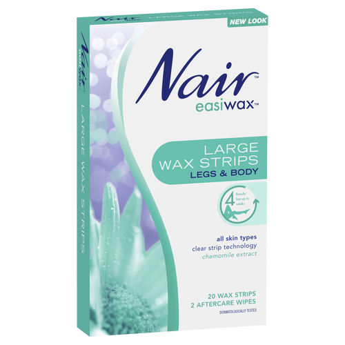 Nair Easiwax Large Wax Strips 20 Pack