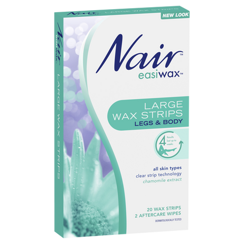 Nair Easiwax Large Wax Strips 20 Pack
