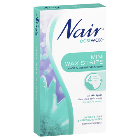 Nair Easiwax Mini Wax Strips 20 Pack
