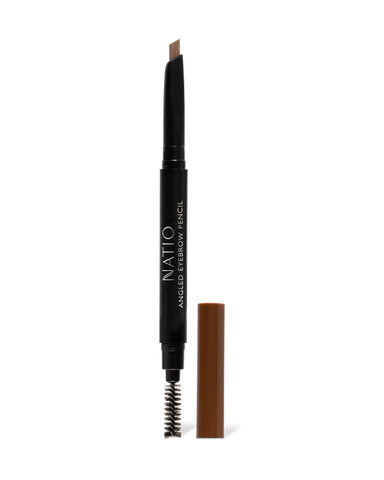 Natio Angled Eyebrow Pencil - Medium Brown