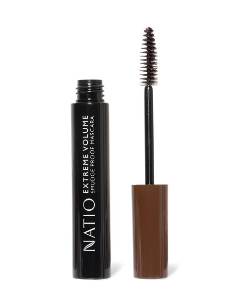 Natio Extreme Volume Smudge Proof Mascara Brown