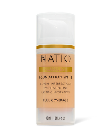 Natio Flawless Foundation SPF15 - Light Honey