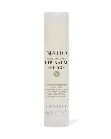 Natio Moisturising Lip Balm SPF50+ 4g