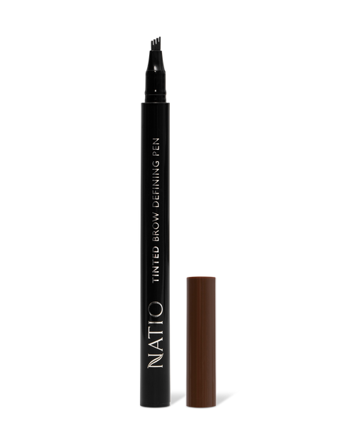 Natio Tinted Brow Defining Pen - Dark Brown