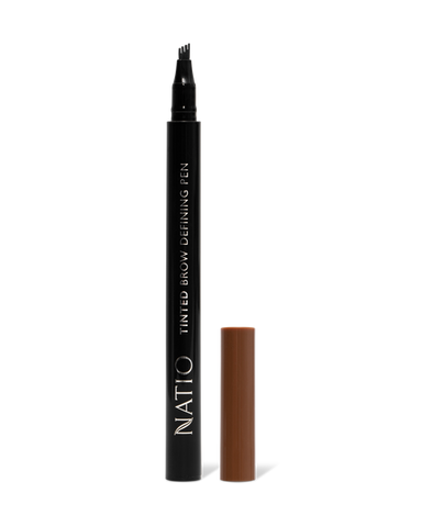 Natio Tinted Brow Defining Pen - Medium Brown