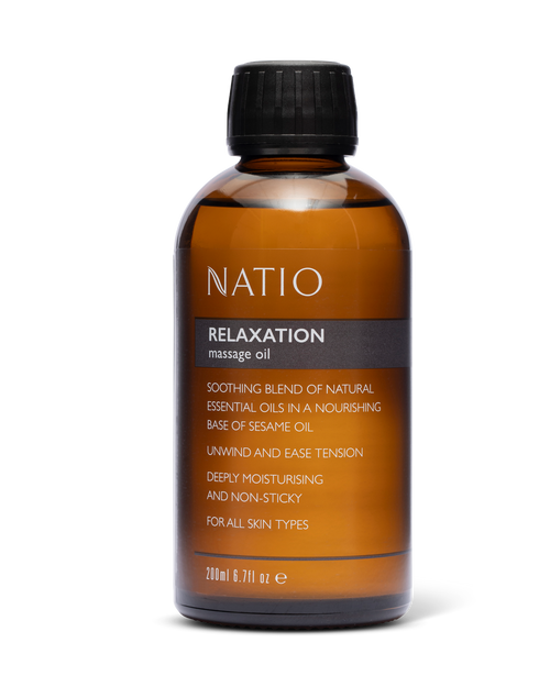 Natio Relaxation Massage Oil 200ml