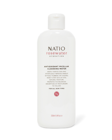 Natio Rosewater Hydration Antioxidant Micellar Cleansing Water 250ml