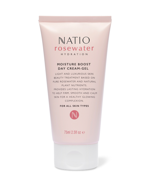 Natio Rosewater Hydration Moisture Boost Day Cream-Gel 75ml