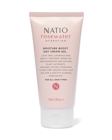 Natio Rosewater Hydration Moisture Boost Day Cream-Gel 75ml