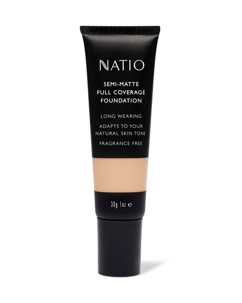 Natio Semi-Matte Full Coverage Foundation - Chai