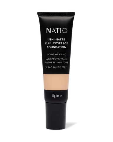 Natio Semi-Matte Full Coverage Foundation - Chai