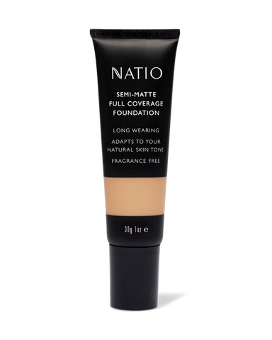 Natio Semi-Matte Full Coverage Foundation - Golden