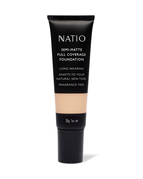 Natio Semi-Matte Full Coverage Foundation - Vanilla