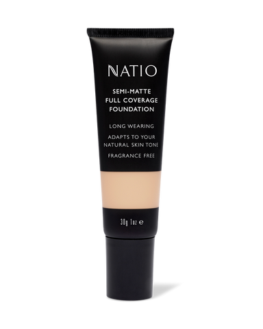 Natio Semi-Matte Full Coverage Foundation - Vanilla