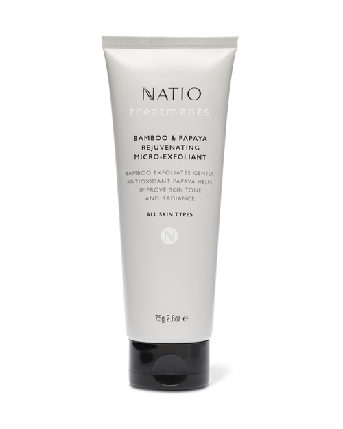 Natio Treatments Bamboo & Papaya Rejuvenating Micro-Exfoliant 75g