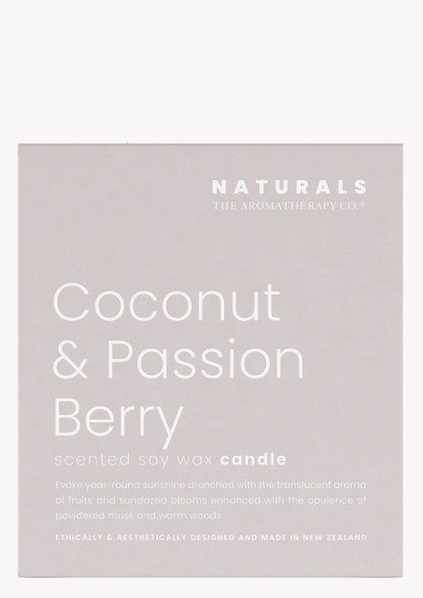 The Aromatherapy Co. Naturals Candle - Coconut & Passion Berry 400g