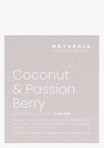 The Aromatherapy Co. Naturals Candle - Coconut & Passion Berry 400g
