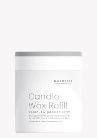 The Aromatherapy Co. Naturals Candle Wax Refill - Coconut & Passion Berry 240ml