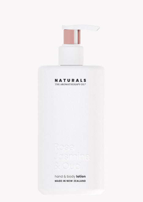 The Aromatherapy Co. Naturals Hand & Body Lotion - Rose & Jasmine Oud 400ml