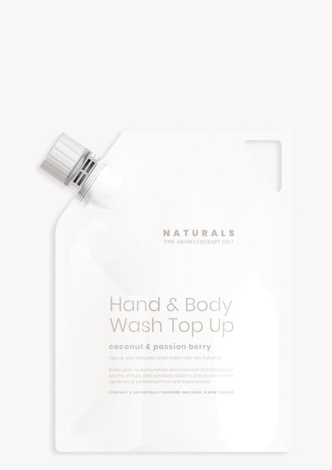 The Aromatherapy Co. Naturals Hand & Body Wash Refill - Coconut & Passion Berry 800ml