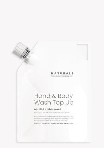 The Aromatherapy Co. Naturals Hand & Body Wash Refill - Neroli & Amber Wood 800ml
