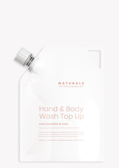 The Aromatherapy Co. Naturals Hand & Body Wash Refill - Rose Jasmine & Oud 800ml
