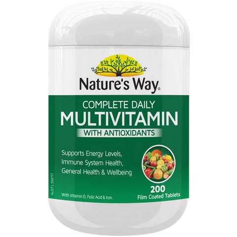 Nature's Way Complete Daily Multivitamin 200 Tablets