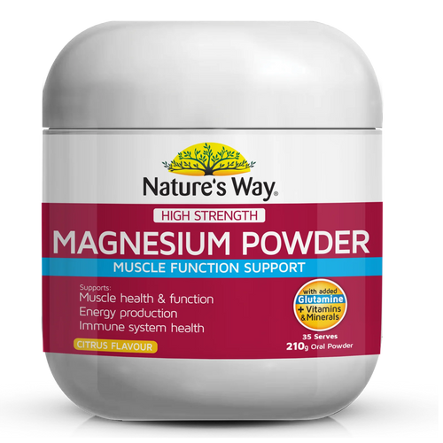 Nature's Way High Strength Magnesium Powder 210g