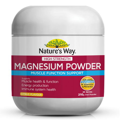 Nature's Way High Strength Magnesium Powder 210g