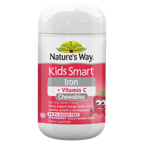 Nature's Way Kids Smart Iron + Vitamin C Chewables 50t