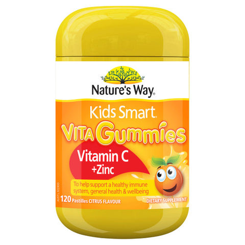 Nature's Way Kids Smart Vita Gummies Vitamin C + Zinc (120 Pastilles)
