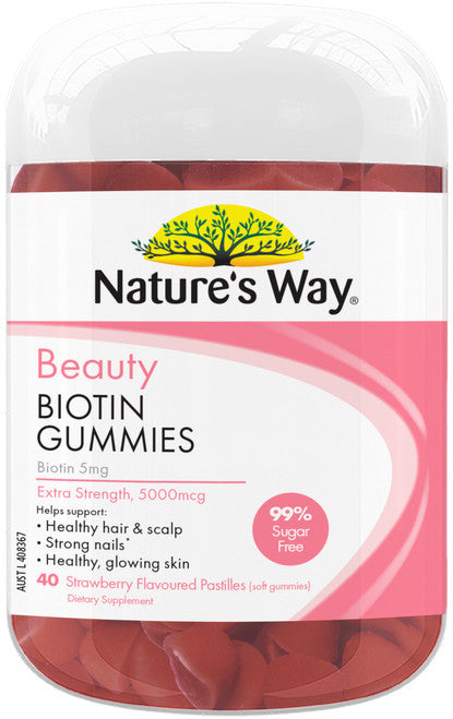 Nature's Way Beauty Biotin 40 Gummies