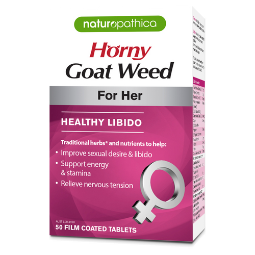 Naturopathica Horny Goat Weed For Her 50 Tablets