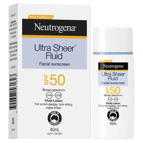 Ultra Sheer Face Fluid Facial Sunscreen SPF50