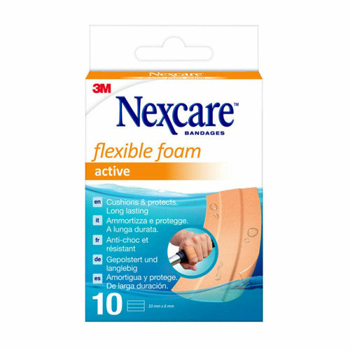 Nexcare Flexible Foam 6cm X 10cm 10 Pack