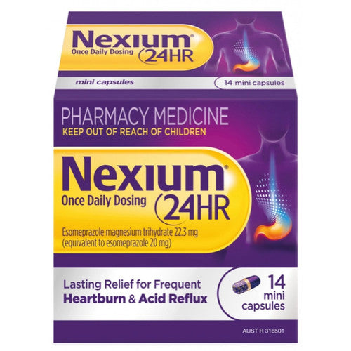 Nexium 24hr Mini Capsules 20mg 14 Pack