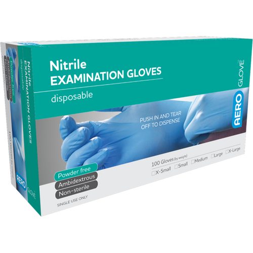 Nitrile Powder-Free Gloves Box 100 - Size Extra Large