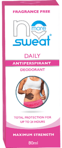 No More Sweat Women's Daily Antiperspirant Deodorant 80ml