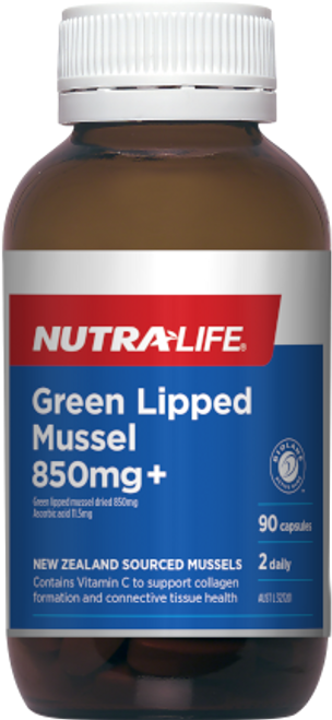 Nutra-Life Green Lipped Mussel 850mg+