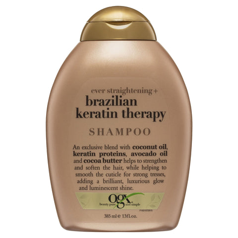 OGX Straightening Brazilian Keratin Therapy Shampoo 385mL