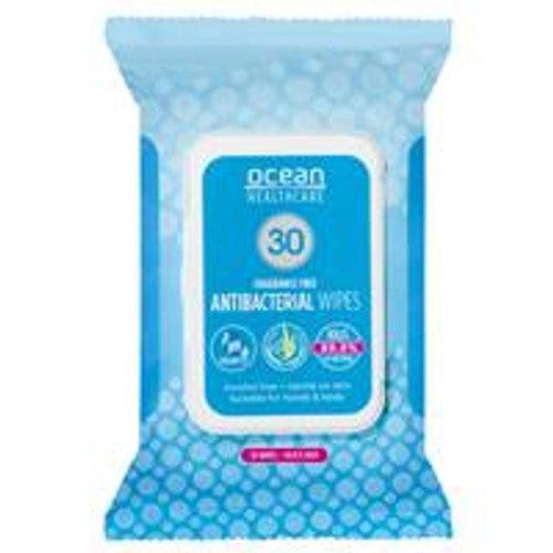Ocean Care Antibacterial Wipes 30 Pack